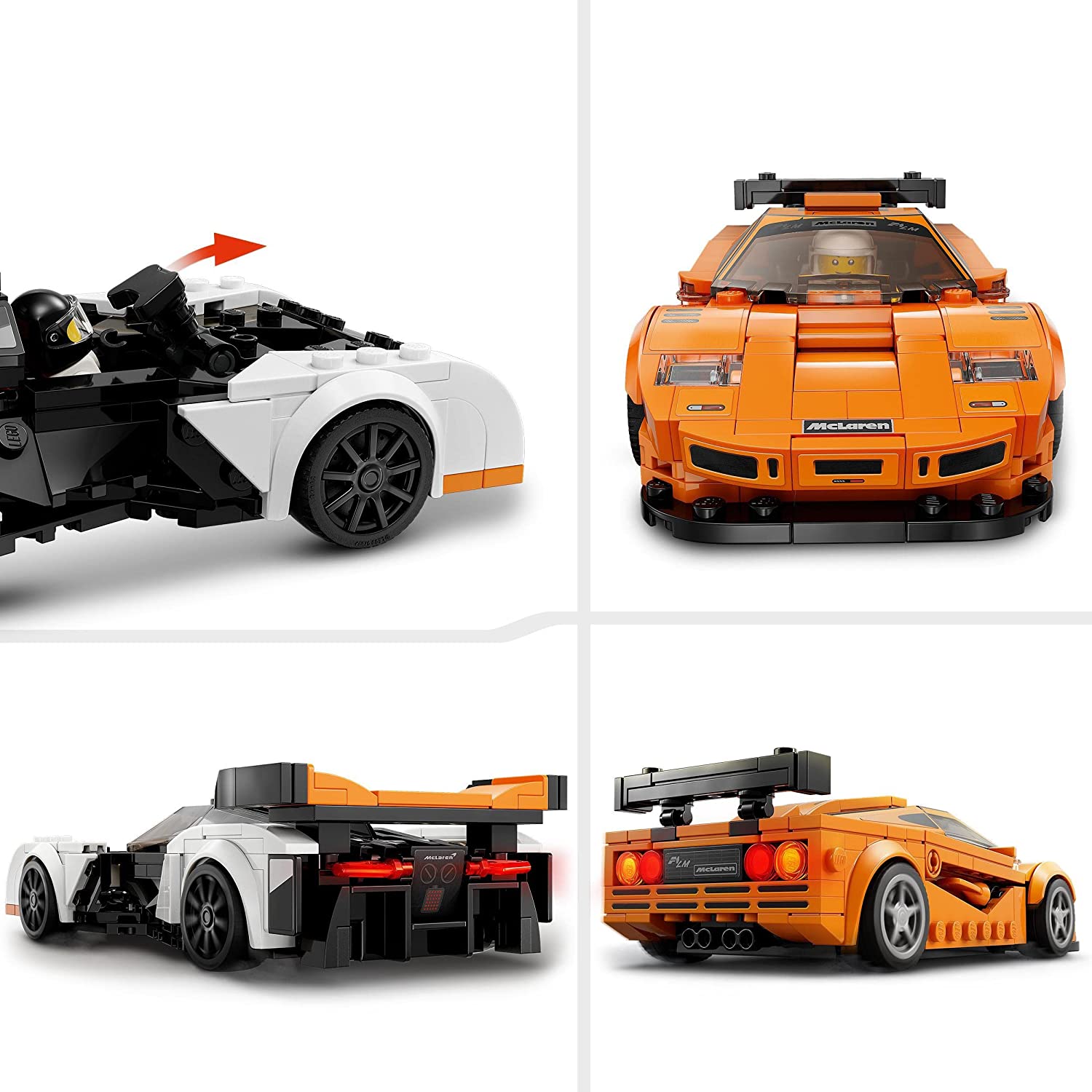 LEGO Speed Champions Mclaren Solus GT & Mclaren F1 76918 - Image 2