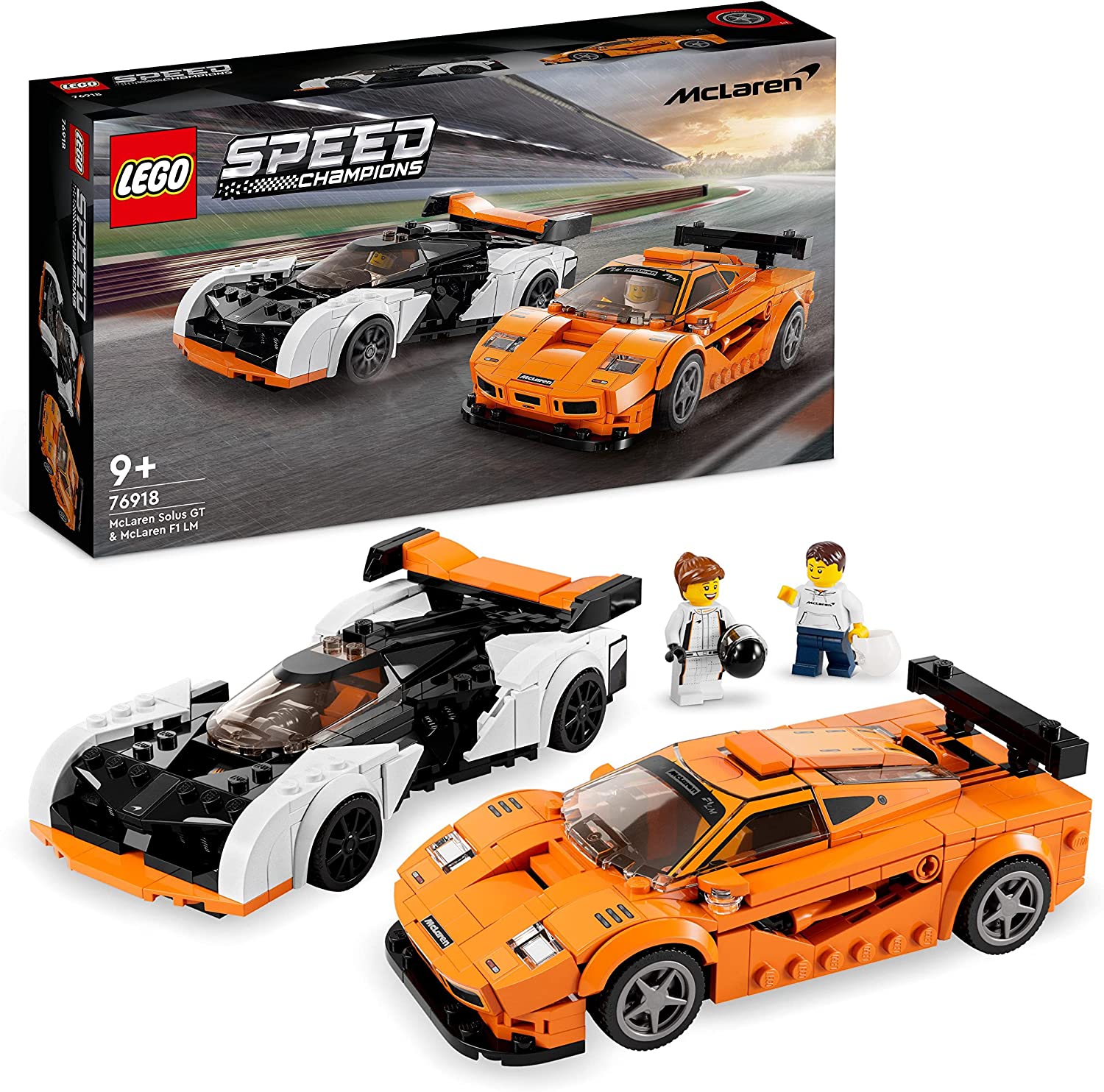 LEGO Speed Champions Mclaren Solus GT & Mclaren F1 76918