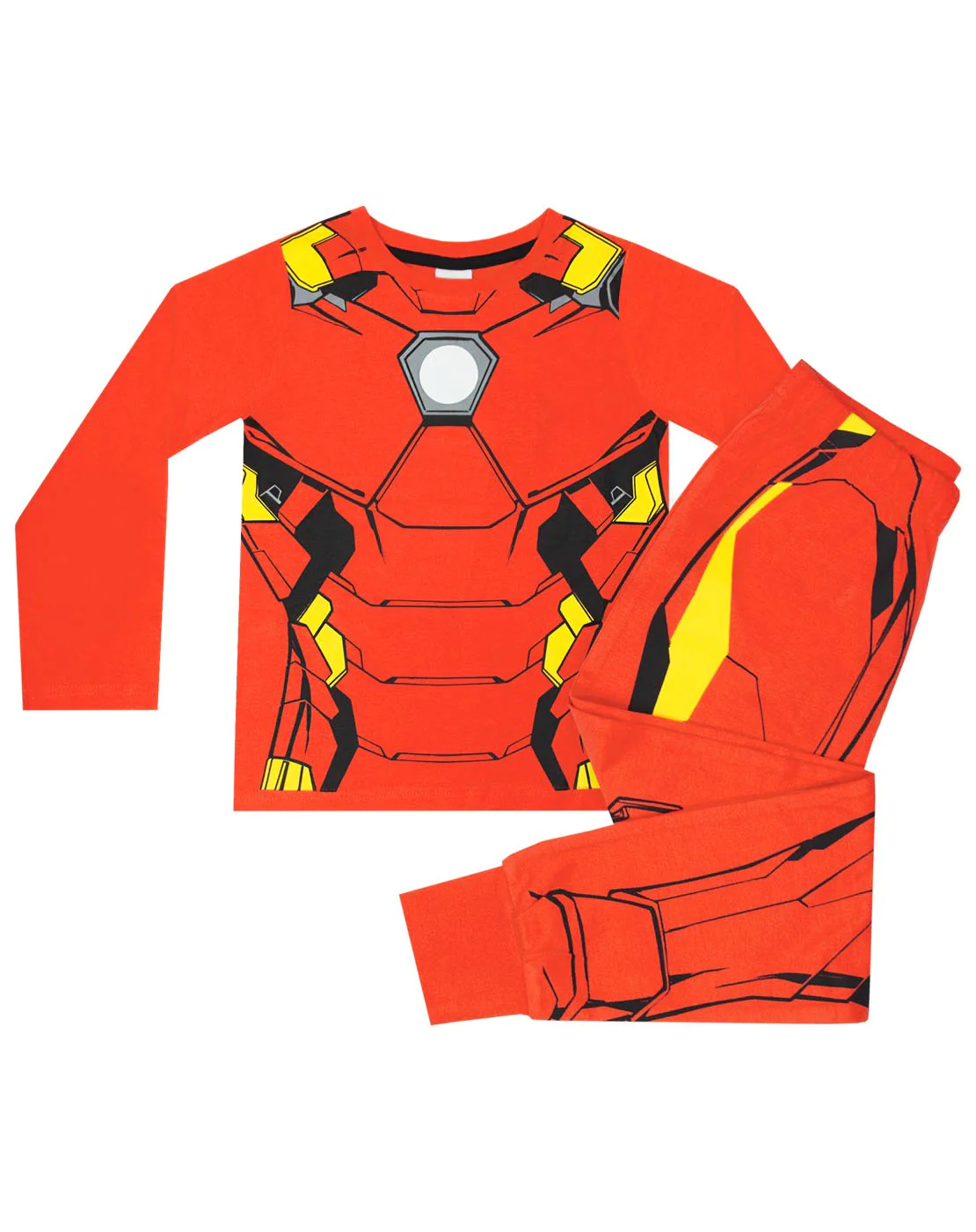 Boys Official Marvel Iron Man Character Novelty Costume Pyjamas - 38176 - Image 2