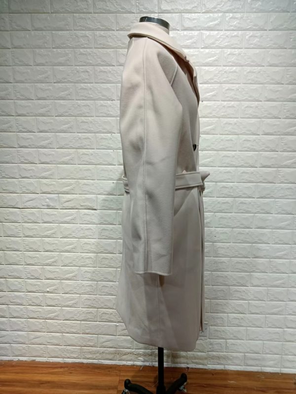 Winter Solid Color Korean Loose Wool Coats For Ladies Women Lady Jacket - Image 6
