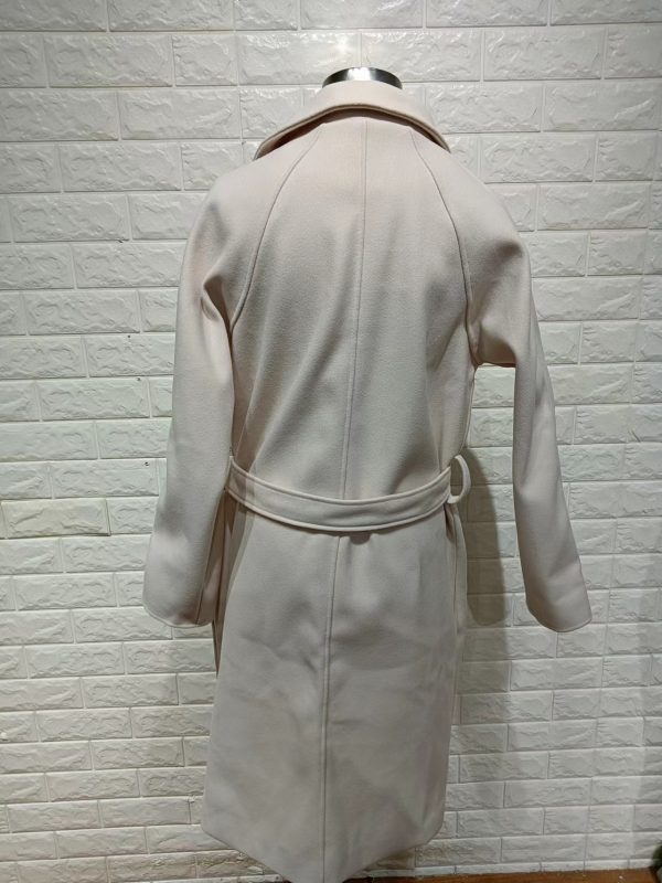 Winter Solid Color Korean Loose Wool Coats For Ladies Women Lady Jacket - Image 7