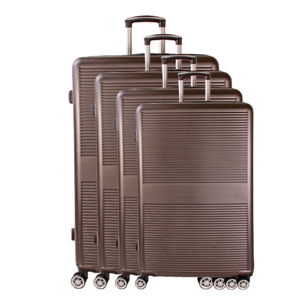 T-HC-09 PURPLE SET OF 4 TRAVEL TROLLEY SUITCASE - Image 6