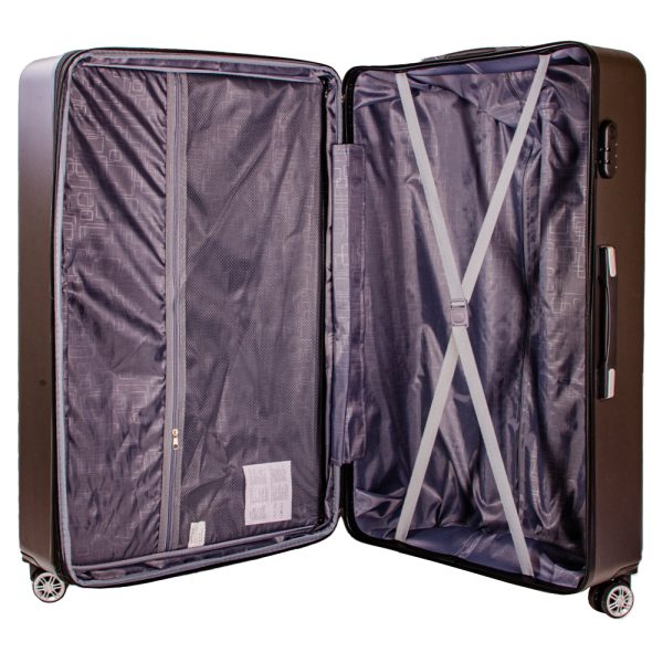 T-HC-09 PURPLE SET OF 4 TRAVEL TROLLEY SUITCASE - Image 7