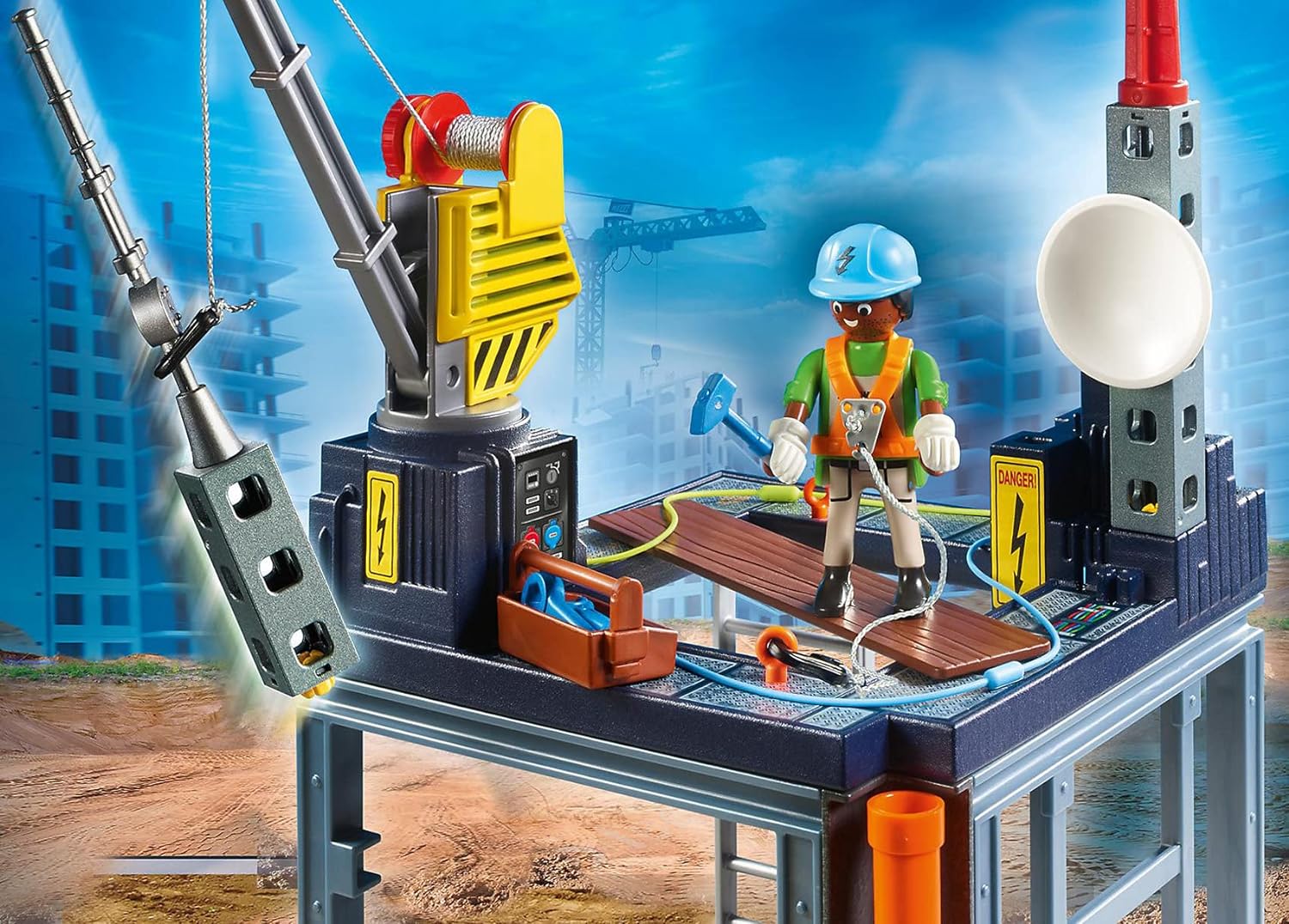 Playmobil City Action 70816 Starter Pack – Construction Site, Toys for Children Ages 4+ - Image 8