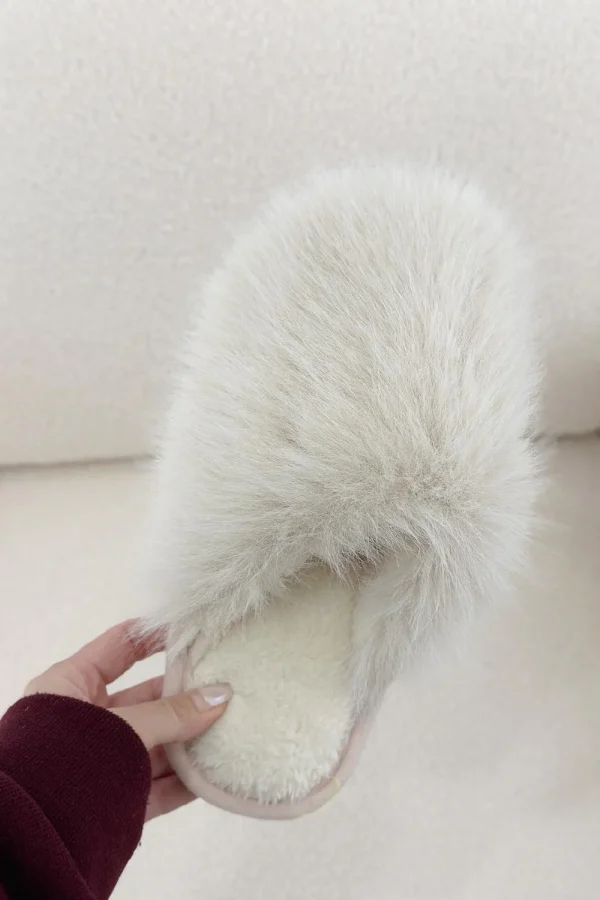 FAUX FUR FLUFFY SLIPPERS - Image 3