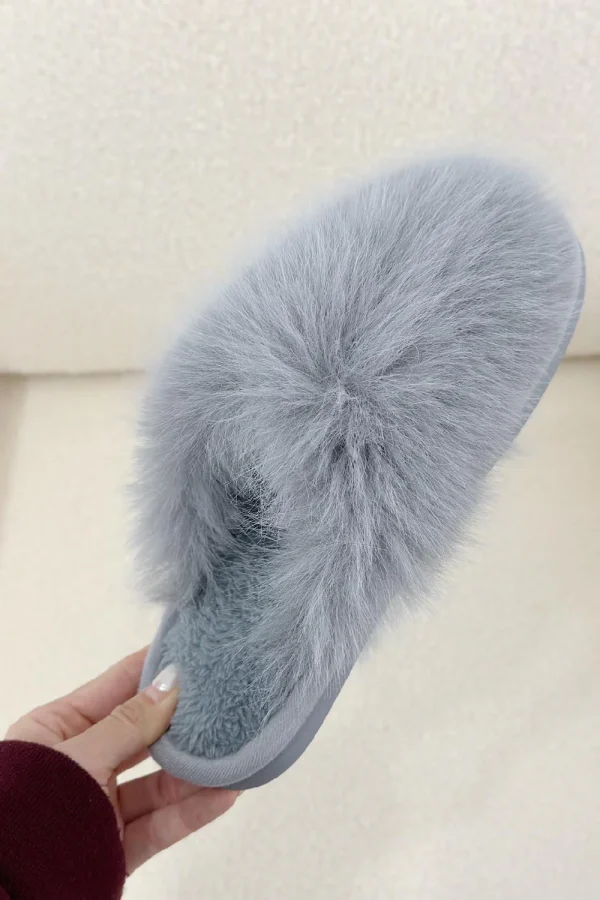 FAUX FUR FLUFFY SLIPPERS - Image 5
