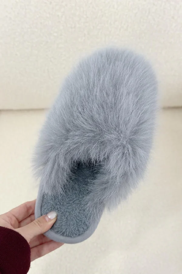 FAUX FUR FLUFFY SLIPPERS - Image 6