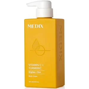 Medix Tumeric and Vitamin C Lotion Face Cream & Body Lotion Moisturizer Anti Aging Skin Care Firming & Brightening Cream 5.5