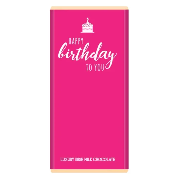 Happy Birthday to you (cerise pink) - Image 2