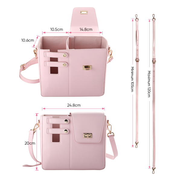 Crossbody Outdoor Portable Water Cup Storage Bag With Adjustable Shoulder Strap - Image 6