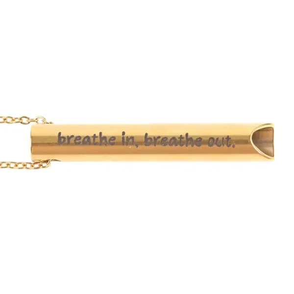 Anti-Anxiety Breathing Necklace – Mindful Moments Stainless Steel Calm Pendant - Image 6