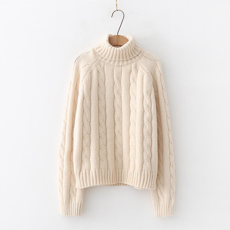 Ladies Wool Cashmere Turtleneck Sweater – Soft Knitted Jumper for Women (Autumn/Winter) - Image 2
