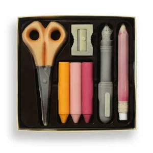 Handmade Belgian Chocolate Stationery Box – Fun Gift Set for School or Office Fans