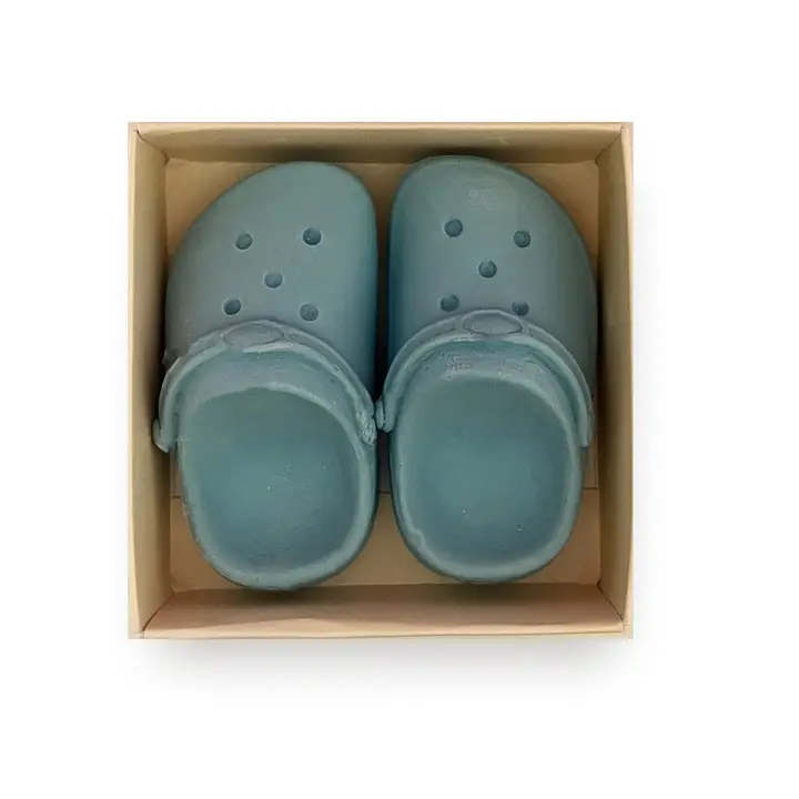 Handmade Belgian Chocolate Clogs – White Chocolate Gift Shoes (Assorted Colours)