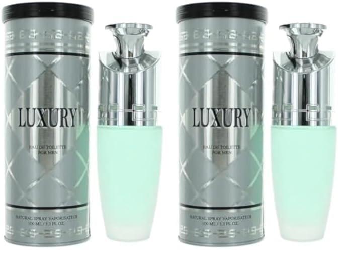 New Brand Luxury Eau de Toilette Spray for Men – 3.3 oz (Pack of 2)