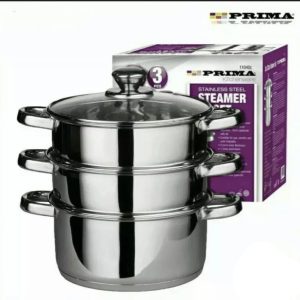 Prima Stainless Steel Steamer Set 3pc