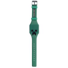 Minecraft Faces Silicone Digital Watch – Kids’ LED Timepiece in Assorted Colours - Image 3