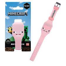 Minecraft Faces Silicone Digital Watch – Kids’ LED Timepiece in Assorted Colours - Image 2