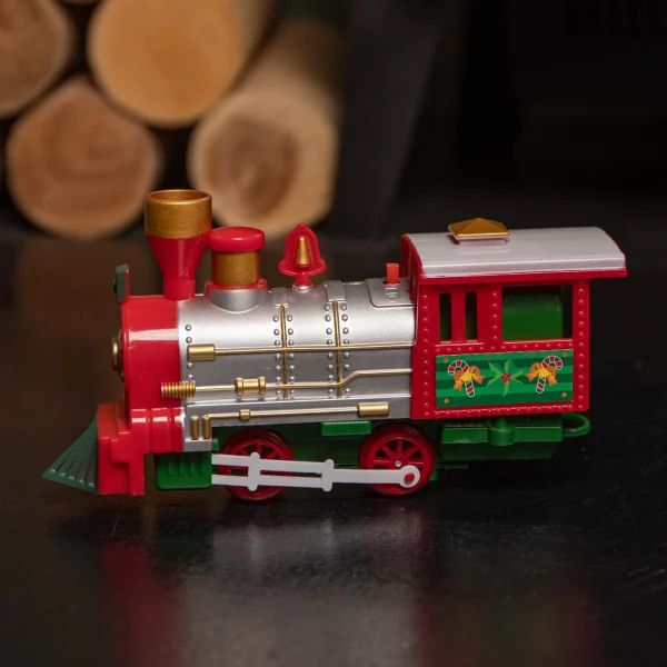 20pc Battery Operated Light up Christmas Santa's Musical Train Set - Jingle Bells - Image 6