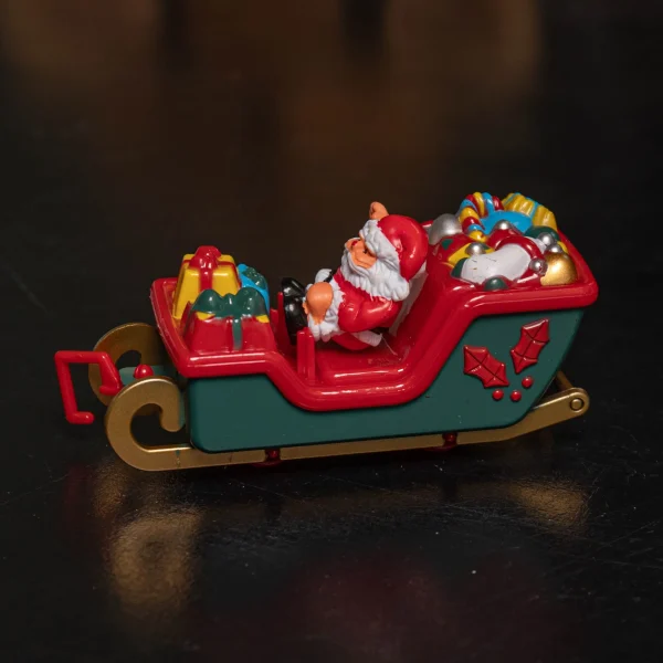 20pc Battery Operated Light up Christmas Santa's Musical Train Set - Jingle Bells - Image 9