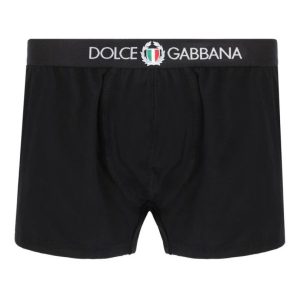 Dolce & Gabbana Two-Way Stretch Cotton Boxer Briefs – Black (2 Pack of Boxers)