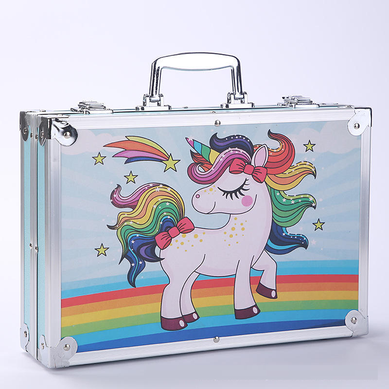 145PCS Kids Art Stationery Set – Watercolor, Brushes, Crayons, Color Pencils, Pens & Drawing Board | Educational Graffiti DIY Art Kit | CE & RoHS Certified - Image 3