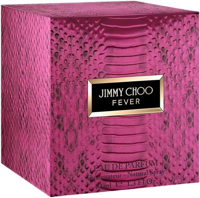 Jimmy Choo Fever Eau de Parfum 40ml for Women | Fruity Plum, Orchid & Sandalwood Fragrance | Gift Set with Bag & Krisp Thank You Card - Image 4