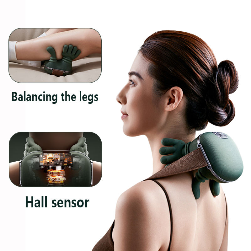 2025 Shiatsu Back & Neck Massager – Deep Tissue Kneading Massage with Heat | Portable Neck & Shoulder Massager with 3 Modes & 2000mAh Rechargeable Battery - Image 3