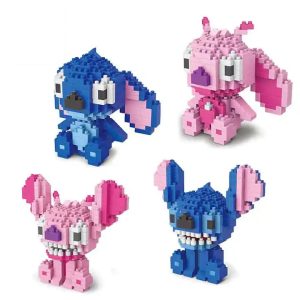Cool Plastic Mini Blocks – Stitch Action Figure Building Set | Micro Brick Model Toy for Adults & Kids | Creative Educational Construction Game