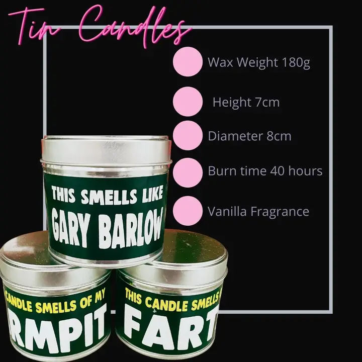 I Just Need Some F*cking Sleep – New Baby Travel Candle | Funny New Mum Soy Wax Tin Candle Gift - Image 2